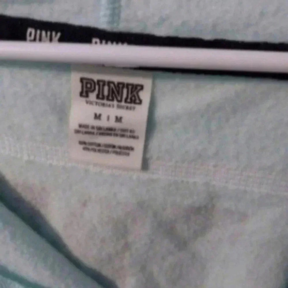 Vs Pink bling palm tree hoodie-medium NWOT - Picture 5 of 5